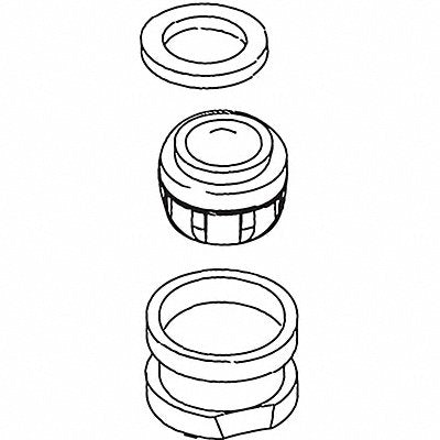 Aerator Metal 13/16 - 24 55/64 - 27