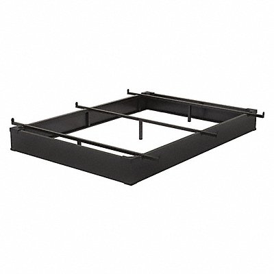 Bed Base Metal King Size 6 H Black