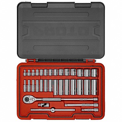 Socket Set 3/8 Drive 34 pcs. SAE