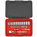 Socket Set 1/2 Drive 16pcs. SAE 12 pt.