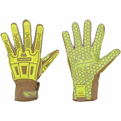 K3355 Safety Glove Si Coat Hi-Vi/Tan XS PR