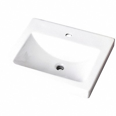 Bathroom Sink 7-1/4 in Bowl Depth