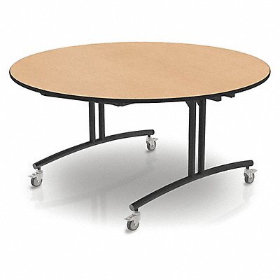 Flip Top Table Round Fusion Maple