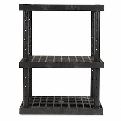 Plastic Shelving 36 in W Adjustable