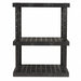 Plastic Shelving 36 in W Adjustable