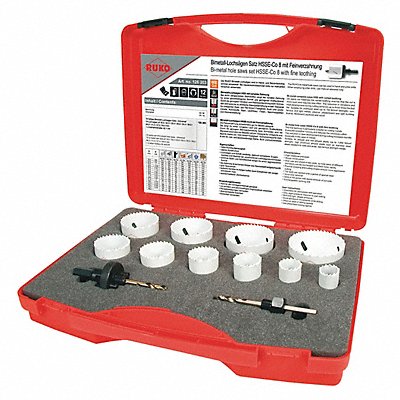 Hole Saw Kit 1/2 x 20 5/8 x 18 Thread