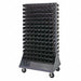 Mobile Louvered Floor Rack Steel 240Bins