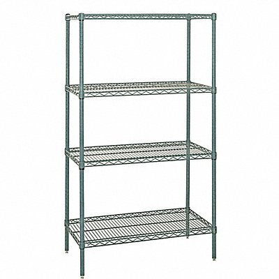 Wire Shelving 18 in Overall Depth