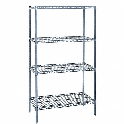 Wire Shelving 24 in Overall Depth