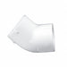 45 Elbow PVC 2 in Socket SCH 40 White