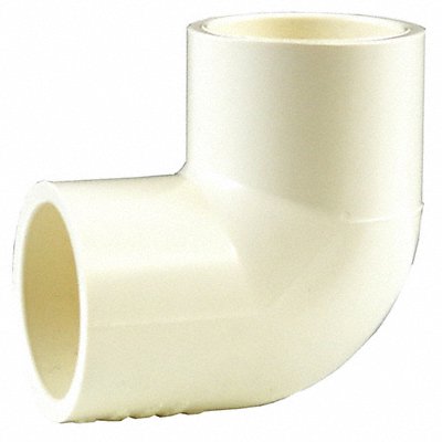 90 CTS Elbow 1/2 in Schedule 40 White