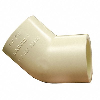 45 CTS Elbow 3/4 in Schedule 40 White