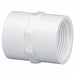 Coupling PVC 3/4 in FNPT SCH 40 White