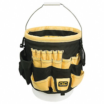 Bucket Tool Organizer Polyester Yellow