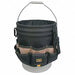 Bucket Tool Organizer Polyester Black