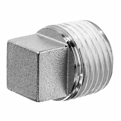 Square Head Plug 304 SS 1 1/2 MNPT