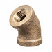 45 Elbow Brass 1/4 in FNPT Class 125