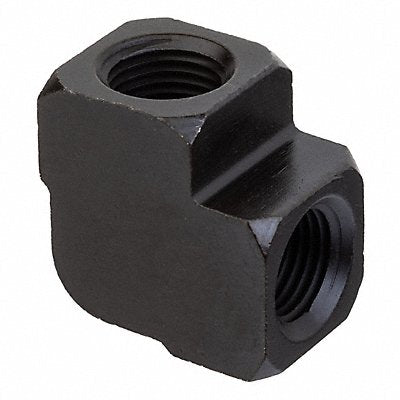 90 Elbow Black Zinc-Plated Brass 1/4 in