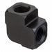 90 Elbow Black Zinc-Plated Brass 1/4 in