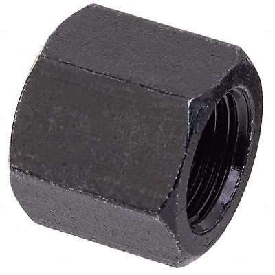 Round Cap Black Zinc-Plated Brass 3/8 in