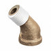 45 Street Elbow Brass 1/4 in NPT