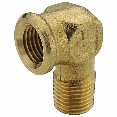 90 Street Elbow Brass 1/2 x 3/8 in