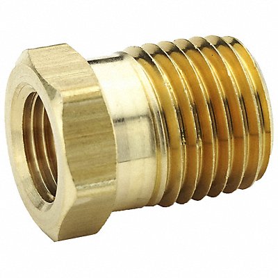 Hex Bushing Brass 1/8 x 1/2 in NPT
