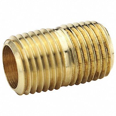 Nipple Brass 3/8 in Pipe Size MNPT