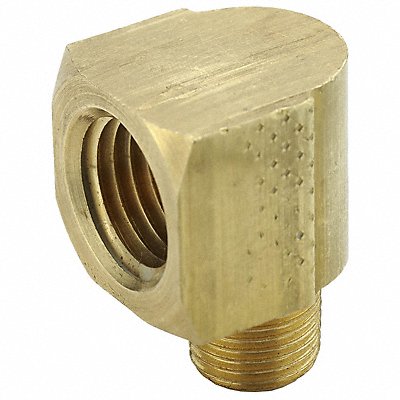 Extruded Street Elbow Brass 3/4 x 1/2 in