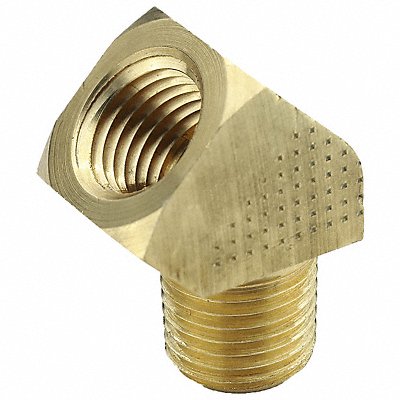 45 Extruded Street Elbow Brass 1/8 in