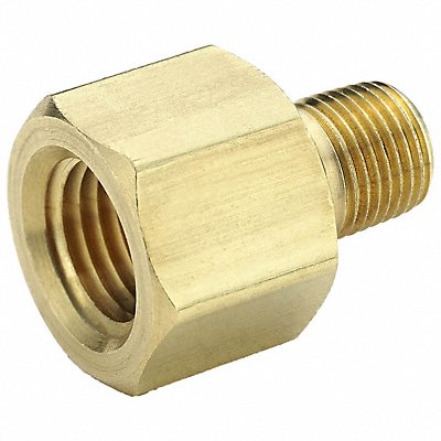 Reducing Adapter Brass 1/2 x 1/4 in