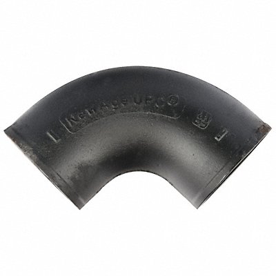 90 Bend Cast Iron 5 in Pipe Size Socket