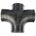 Sanitary Cross Socket 4 x 4 x 3 x 3 in