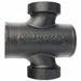 Sanitary Cross Cast Iron 2 in Socket