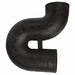 P-Trap Cast Iron 4 in Pipe Size Socket