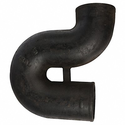 P-Trap Cast Iron 6 in Pipe Size Socket