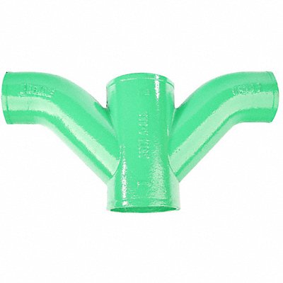 Double Combination Wye 45 Cast Iron 4 