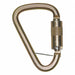 Carabiner Steel 1 in Gate Opening Bronze