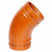 45 Long Radius Elbow Ductile Iron 4 in