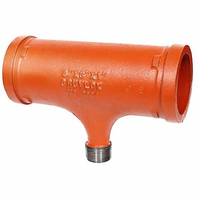 Tee Grooved 2 1/2 x 2 1/2 x 1 1/4 in