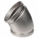 45 Long Radius Elbow 304 SS 2 in