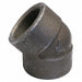 45 Elbow Forged Steel 1 1/4 in NPT