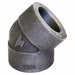 45 Elbow Forged Steel 1/2 in Socket