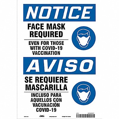 Facemask Reminder Safety Sign