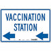 Vaccination Traffic Sign