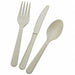 Disp Cutlery Set White Med Weight PK400