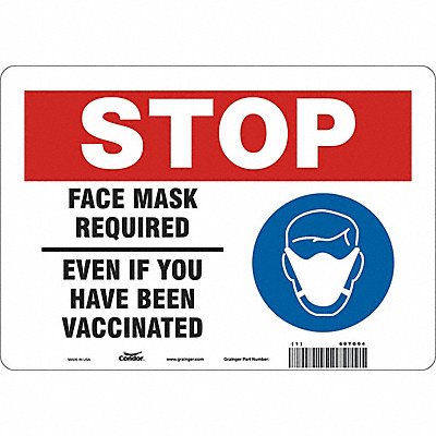 Facemask Reminder Safety Sign