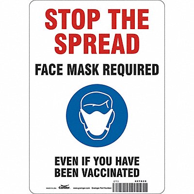 Facemask Reminder Safety Sign