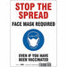 Facemask Reminder Safety Sign