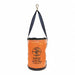 Bucket Bag Canvas Straight Wall Orange